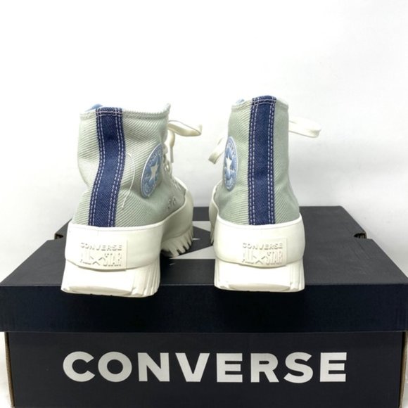 Converse Chuck Taylor Lugged 2.0 Shoes Platform Women Summit Sage Canvas A03809C - Picture 5 of 10